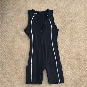 Aritzia Black and White Jumpsuit